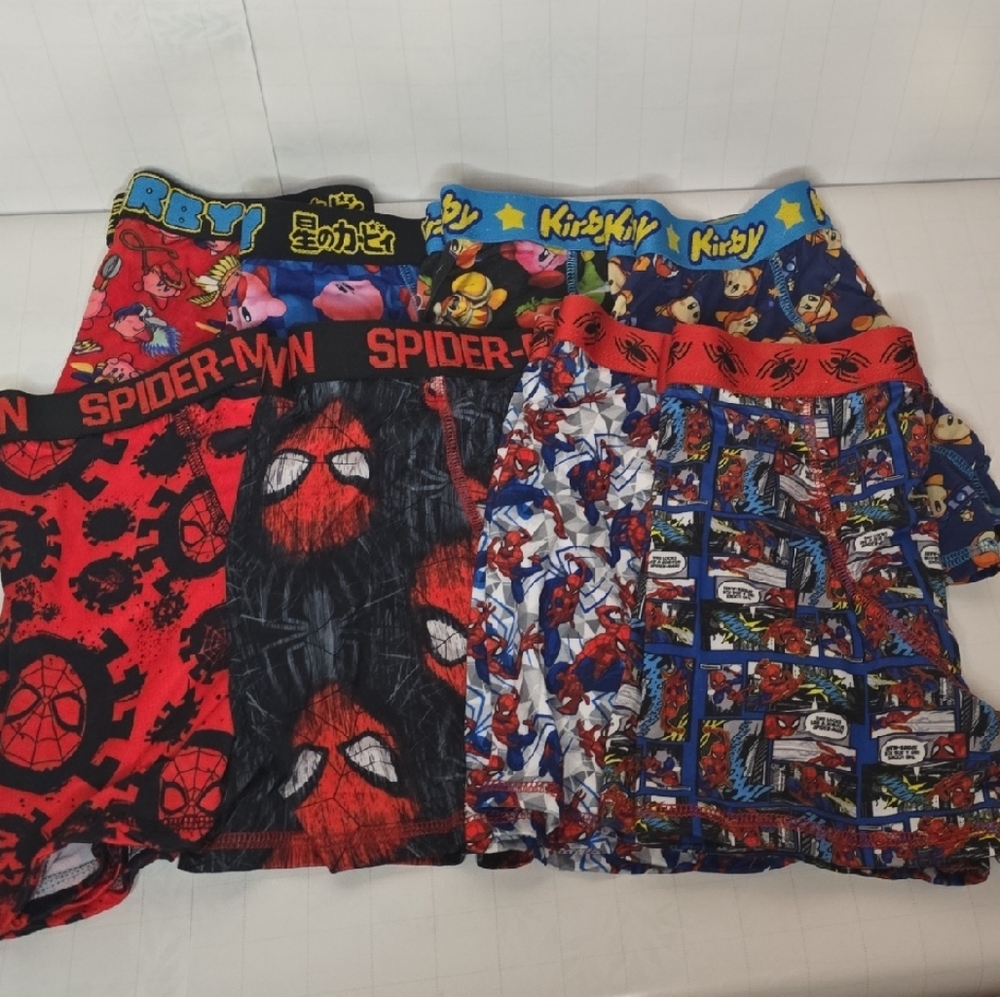 Marvel Red and Black Boxer Briefs